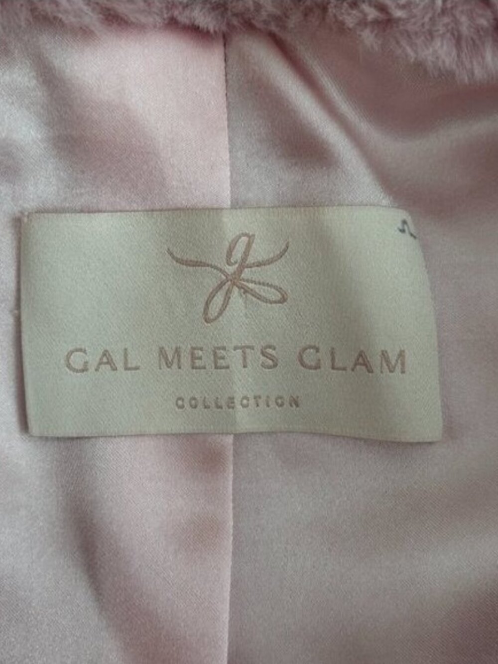 Gal Meets Glam Reese Pink Faux Fur Coat - Picture 9 of 10